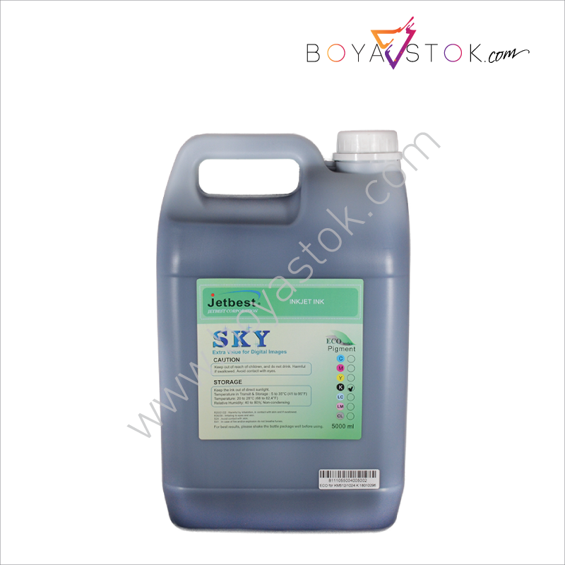 Konica 512i/1024i 5000ml Bidon Eco-Solvent Boya